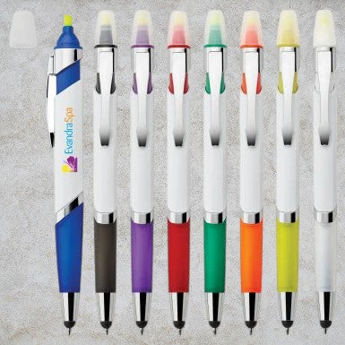 CYNTHIA 3-IN-1 BALLPOINT PEN/STYLUS/HIGHLIGHTER