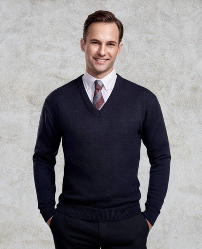 Chandail à manches longues avec col en V