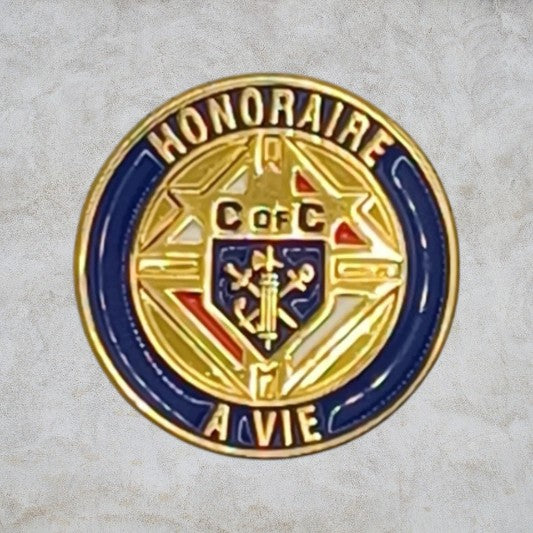 Épinglette Honoraire à vie