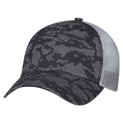 Crossed Cotton Cap / Soft Polyester Mesh