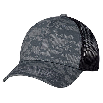 Crossed Cotton Cap / Soft Polyester Mesh
