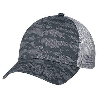 Crossed Cotton Cap / Soft Polyester Mesh
