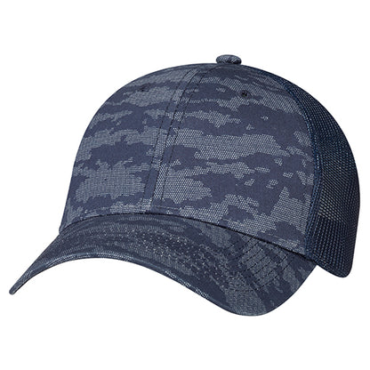 Crossed Cotton Cap / Soft Polyester Mesh