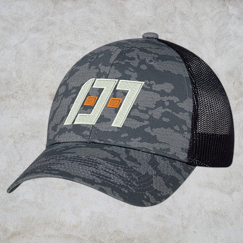 Crossed Cotton Cap / Soft Polyester Mesh