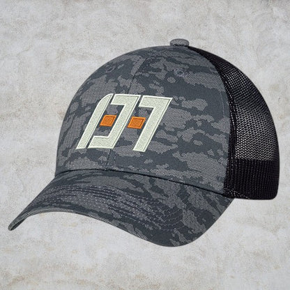 Crossed Cotton Cap / Soft Polyester Mesh