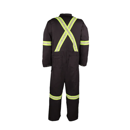 Couvre-Tout de Travail Industriel 100% Coton avec Bandes Réfléchissantes  414VBF