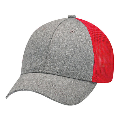 Polyester Heather Cap / Soft Polyester Mesh