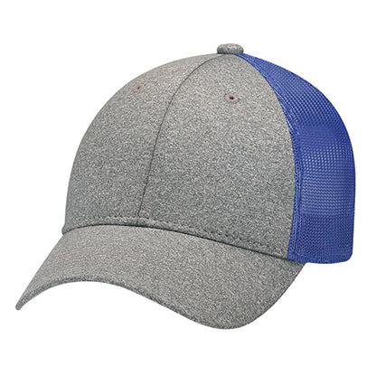 Polyester Heather Cap / Soft Polyester Mesh