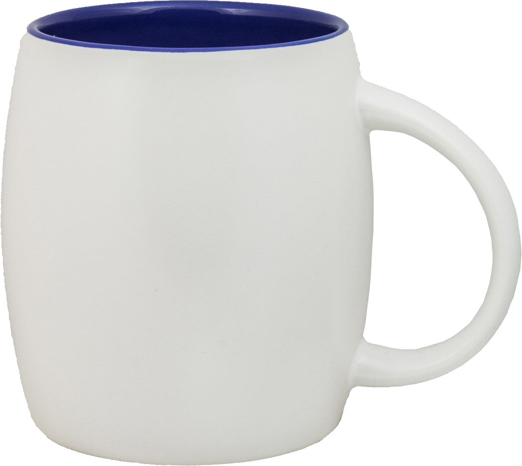 Tasse en céramique en forme de baril Rainier 14 oz / 398ml - M1889