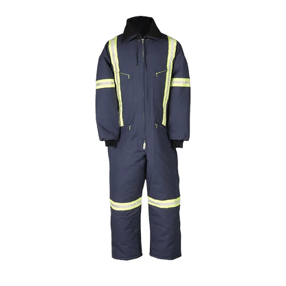 804RT Lined Work Coverall with Reflective Stripes 