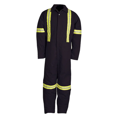 837BF Lined Twill Suit with Reflective Material 