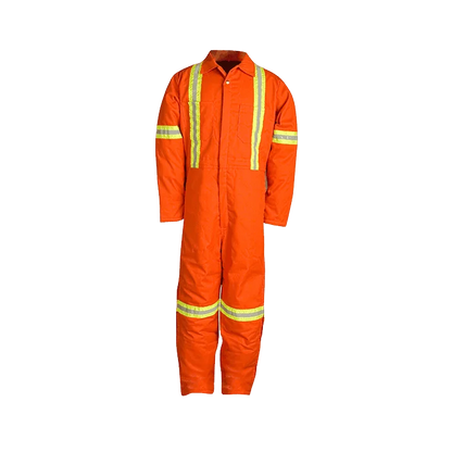 837BF Lined Twill Suit with Reflective Material 