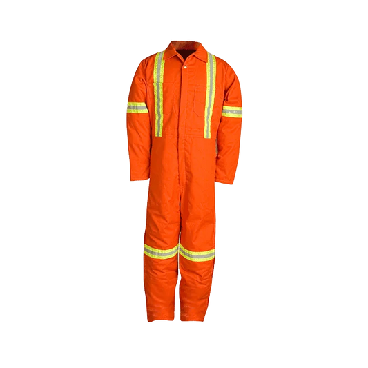 837BF Lined Twill Suit with Reflective Material 