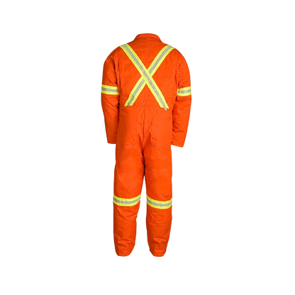 837BF Lined Twill Suit with Reflective Material 