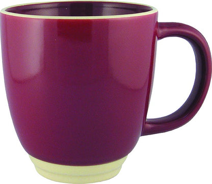 Tasse en céramique fini brillant en couleur solid 12 oz. - M5176 - Liquidation !!