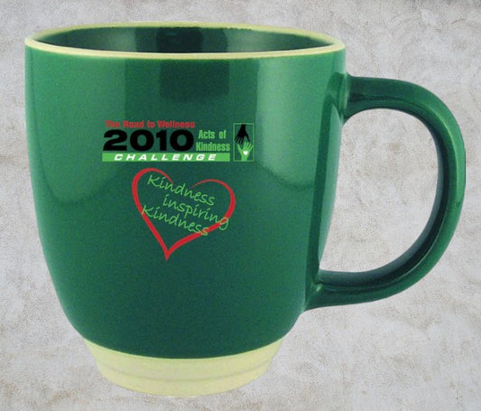 Tasse en céramique fini brillant en couleur solid 12 oz. - M5176 - Liquidation !!