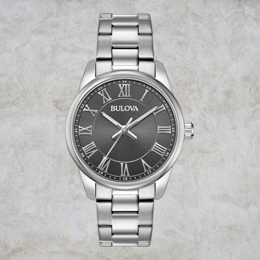 Bracelet argenté pour homme personnalisable Bulova # 96A222