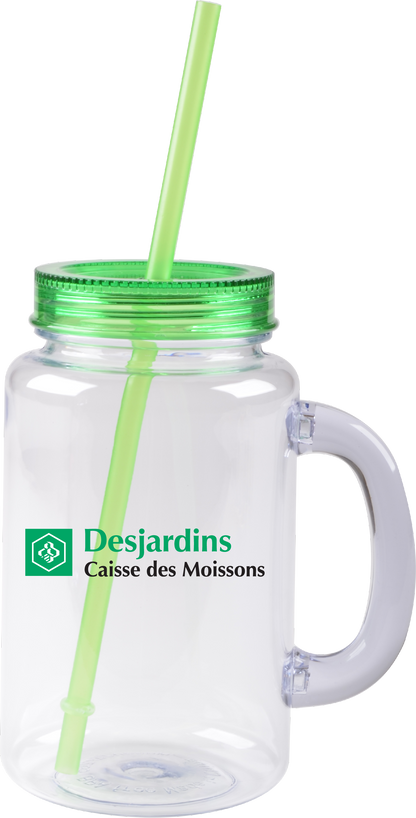 20 oz acrylic mason jars.