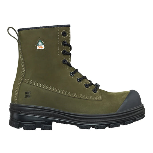 Bottes de Travail l'Original Sans Métal pour Hommes 8" - Vert olive militaire - BB5040