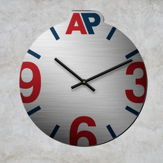 Horloge murale sur mesure Aluma-Tech quadrichromie