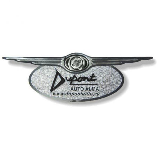 .006 Décalques impression en creux polyester argent (1 à 4 po/ca) sérigraphiés