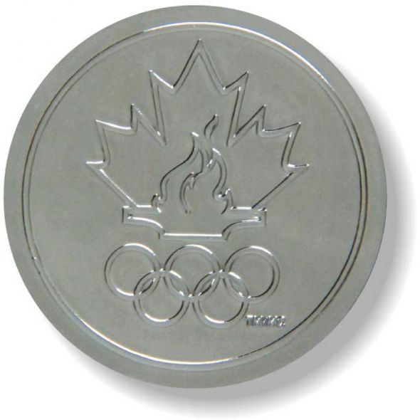 .006 Décalques impression en creux polyester argent (1 à 4 po/ca) non-imprimés