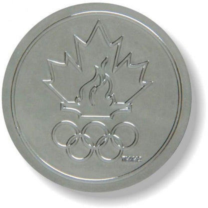 .006 Décalques impression en creux polyester argent (1 à 4 po/ca) non-imprimés