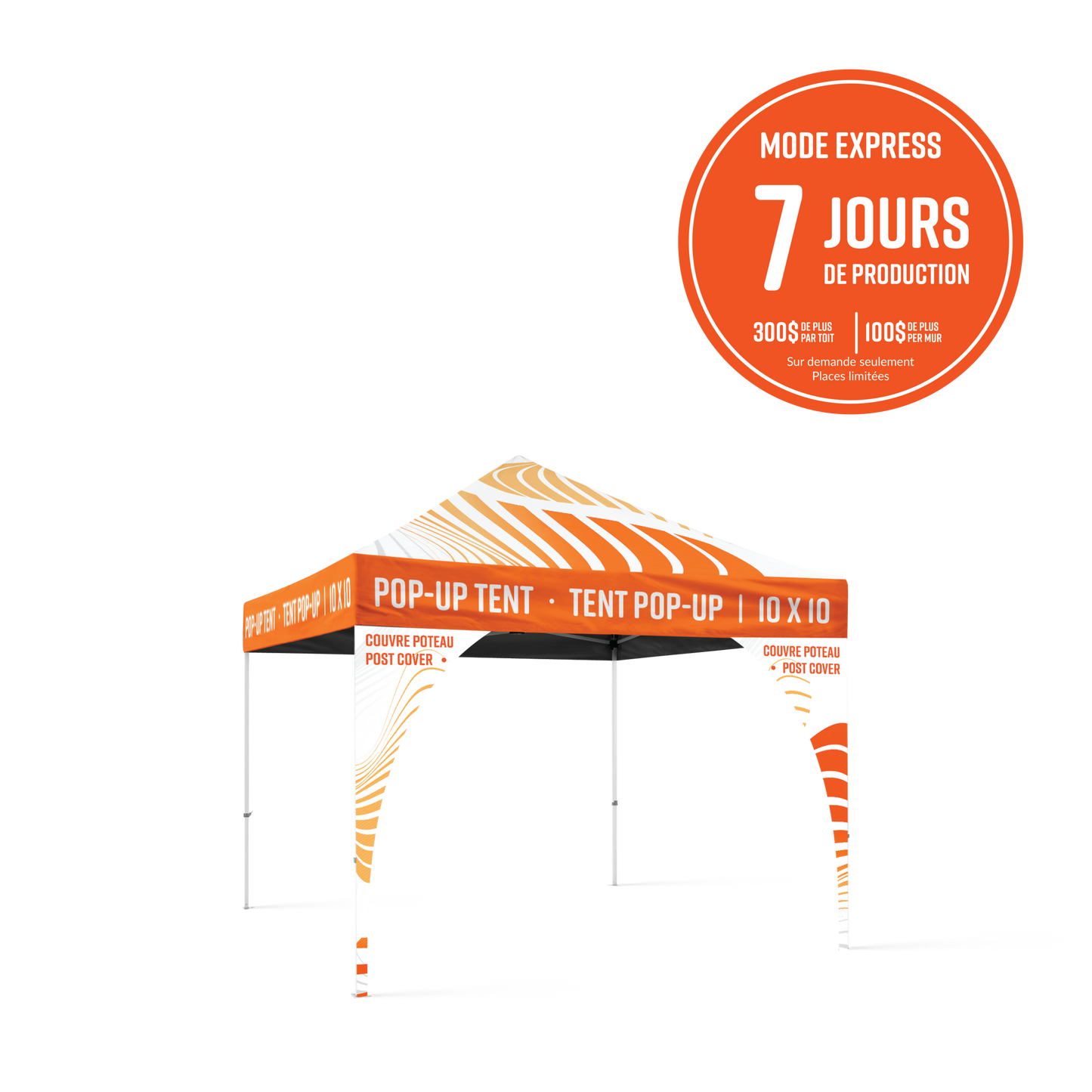 Tent pole covers