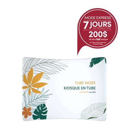 TUBE KIOSK - CURVED 20'