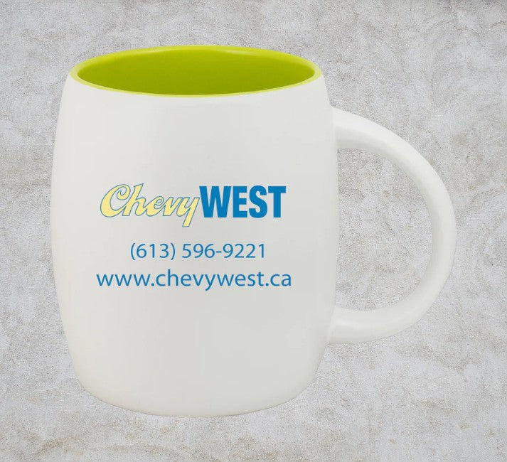 Tasse en céramique en forme de baril Rainier 14 oz / 398ml - M1889