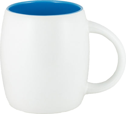 Tasse en céramique en forme de baril Rainier 14 oz / 398ml - M1889