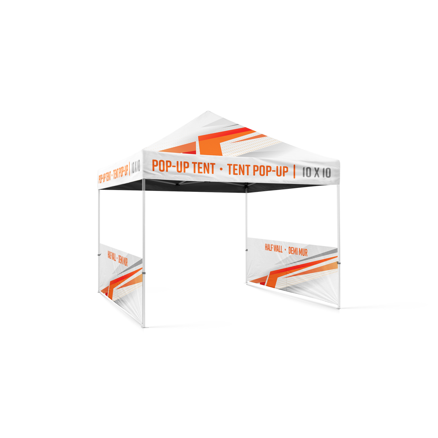 10' Half Wall for Popup Tent