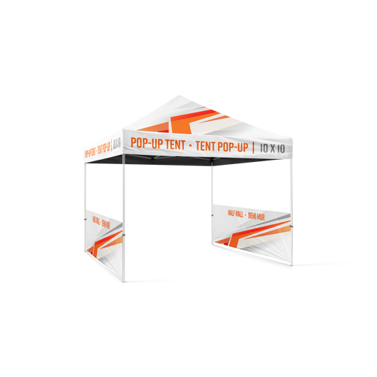 10' Half Wall for Popup Tent