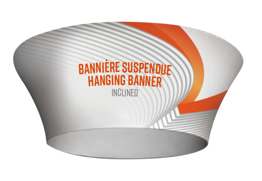 Structure suspendue - Circulaire inclinée