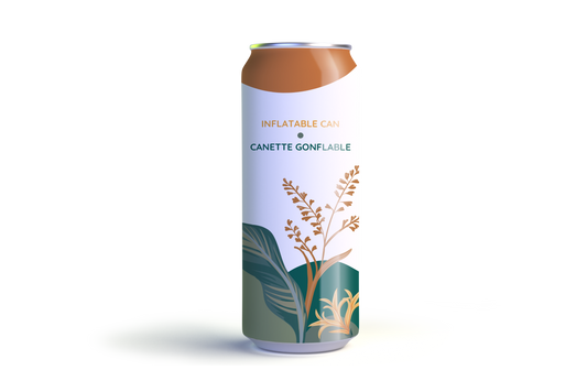 Canette gonflable avec soufflerie continue