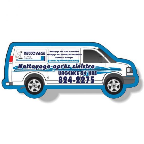 .035 Aimants Formes Spéciales (9.1 à 10 po/ca) sérigraphiés