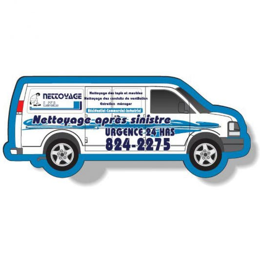 .035 Aimants Formes Spéciales (9.1 à 10 po/ca) sérigraphiés