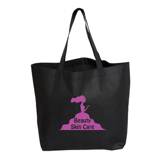 Oversized non-woven tote bag