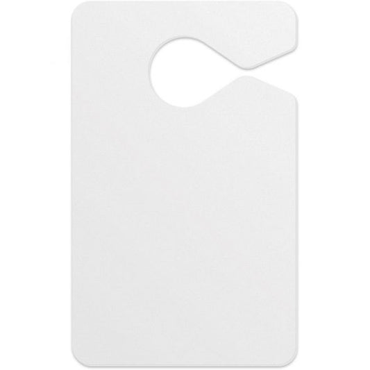 .020 vignettes de stationnement vinyle blanc (2.4" x 3.9") - Non imprimé