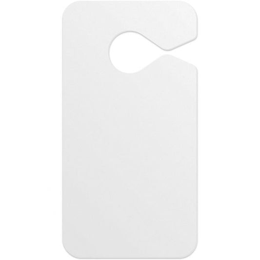 .020 vignettes de stationnement vinyle blanc (2.75" x 5.25") - Non imprimé