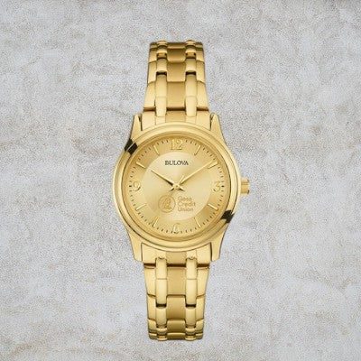 Montre-bracelet Bulova personnalisable pour homme, couleur or  # 97A120