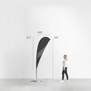 Drapeaux gouttes (teardrop)