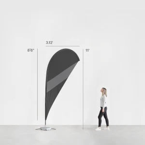 Drapeaux gouttes (teardrop)