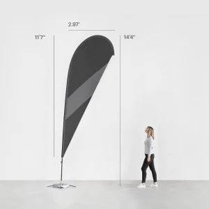 Drapeaux gouttes (teardrop)