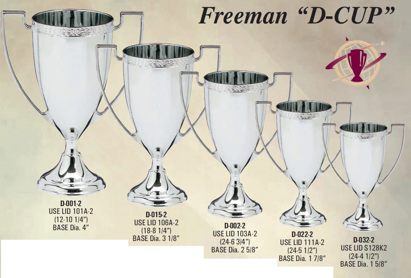Freeman D-Cup Argent