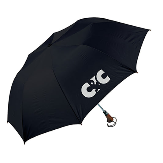 Telescopic folding umbrella