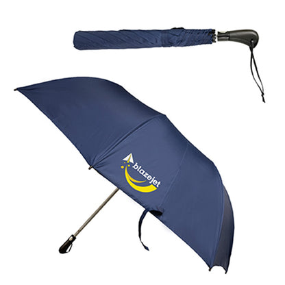 Telescopic folding umbrella