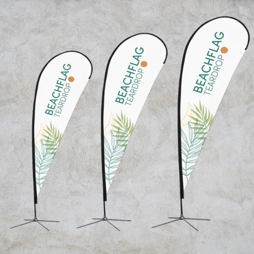 Beachflag model Teardrop
