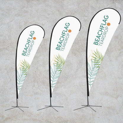 Beachflag model Teardrop