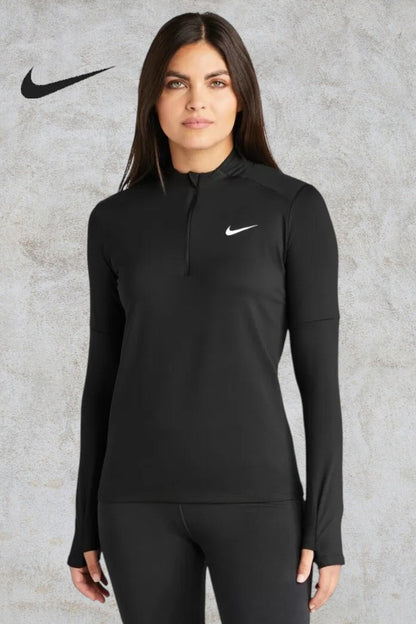 NIKE HAUT À DEMI-GLISSIÈRE Dri-FIT ELEMENT POUR FEMMES. DH4951